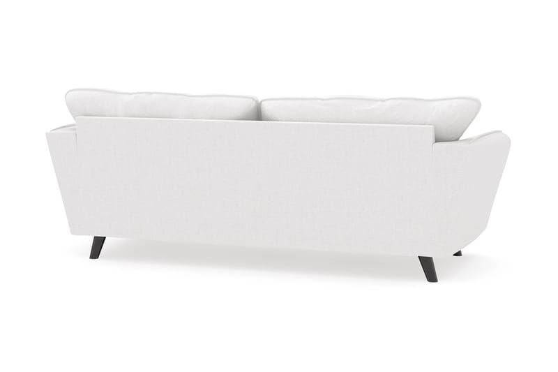 Trend Lyx 3-seters Stoffsofa - Hvit - Møbler - Sofaer - Sofaer med sjeselong - 3 seters sofa med divan