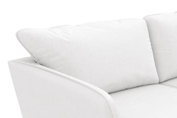 Trend Lyx 3-seters Stoffsofa - Hvit - Møbler - Sofaer - Sofaer med sjeselong - 3 seters sofa med divan