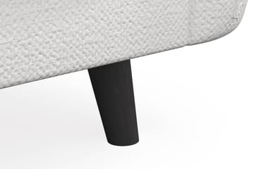 Trend Lyx 3-seters Stoffsofa - Hvit - Møbler - Sofaer - Sofaer med sjeselong - 3 seters sofa med divan