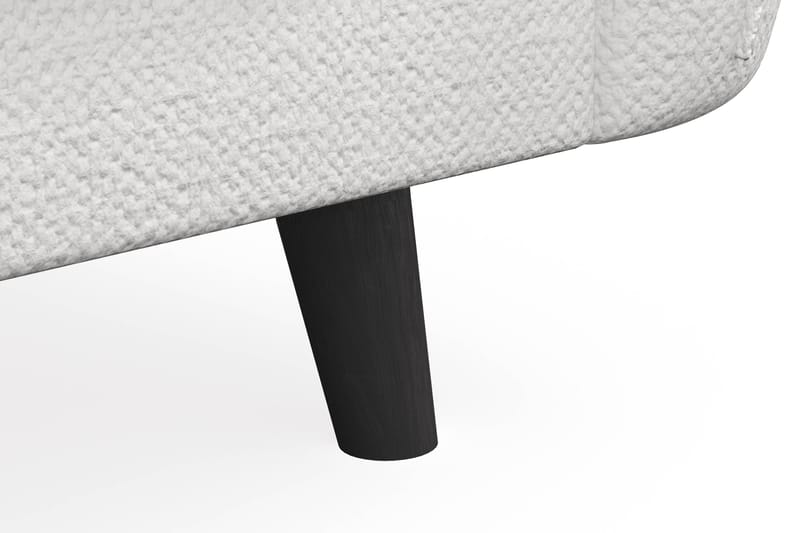 Trend Lyx 3-seters Stoffsofa - Hvit - Møbler - Sofaer - Sofaer med sjeselong - 3 seters sofa med divan