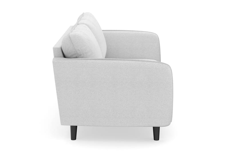 Trend Lyx 3-seters Stoffsofa - Lys grå - Møbler - Sofaer - Sofaer med sjeselong - 3 seters sofa med divan