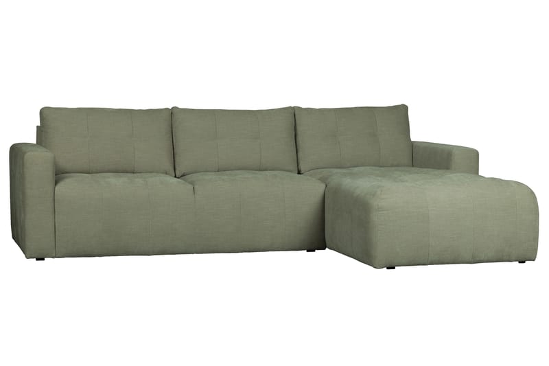 3-Seters Sofa Neukir Høyre - Grønn - 3 seters sofa med divan - Sofaer med sjeselong