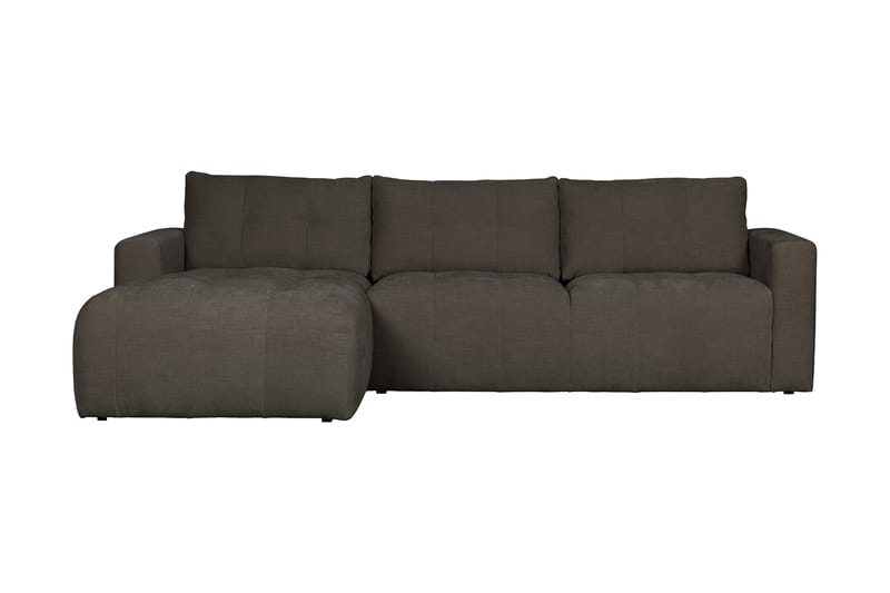 3-Seters Sofa Neukir Venstre - Antrasitt - 3 seters sofa med divan - Sofaer med sjeselong