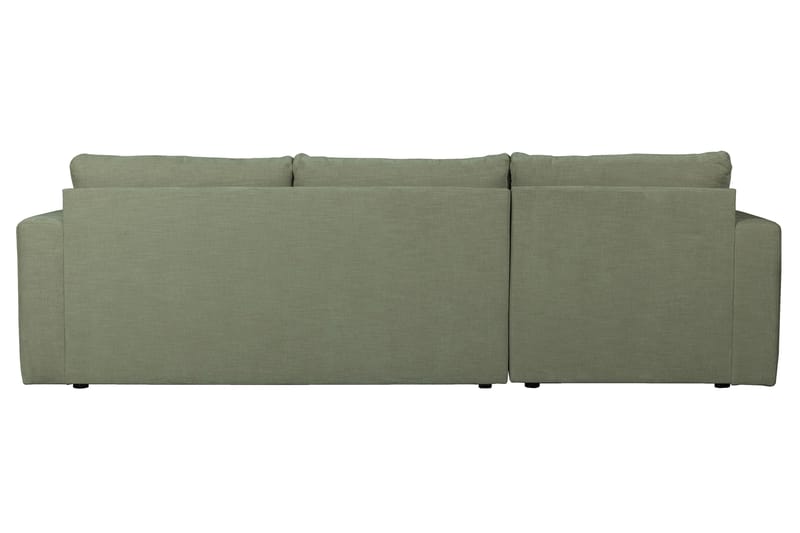 3-Seters Sofa Neukir Venstre - Grønn - 3 seters sofa med divan - Sofaer med sjeselong