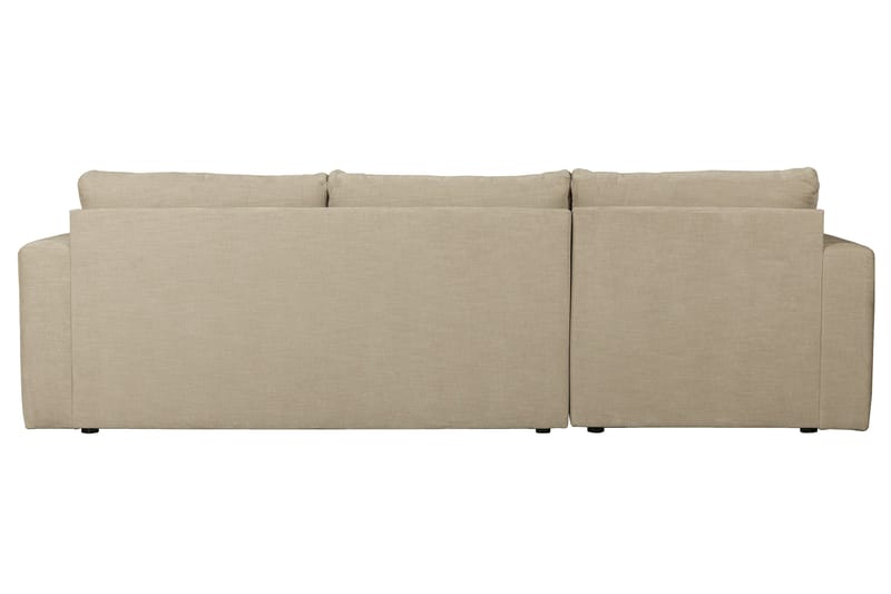 3-Seters Sofa Neukir Venstre - Sand - 3 seters sofa med divan - Sofaer med sjeselong