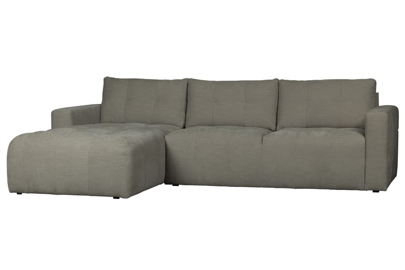 3-Seters Sofa Neukir Venstre - Varmgrå - 3 seters sofa med divan - Sofaer med sjeselong