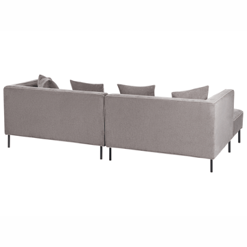 3-seters sofa Sater høyrevendt - Taupe - Møbler - Sofaer - Sofaer med sjeselong - 3 seters sofa med divan