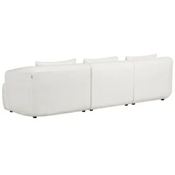 3-seters sofa Svansele - Hvit/Høyrevendt - Møbler - Sofaer - Hjørnesofaer