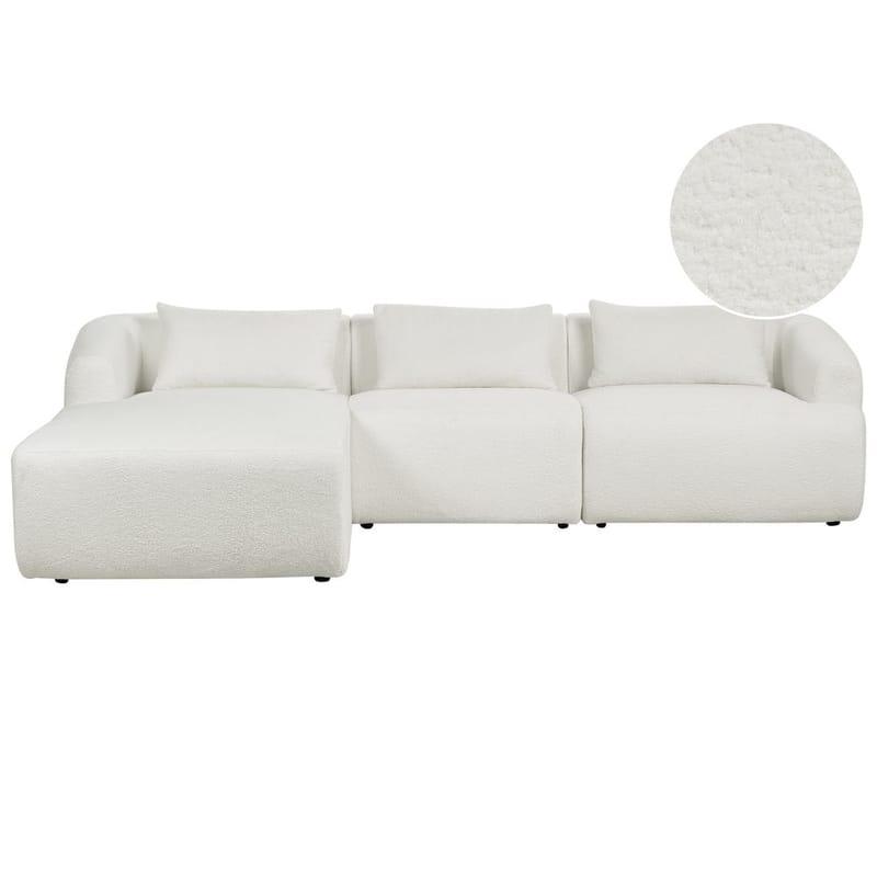 3-seters sofa Svansele - Hvit/Høyrevendt - Møbler - Sofaer - Hjørnesofaer