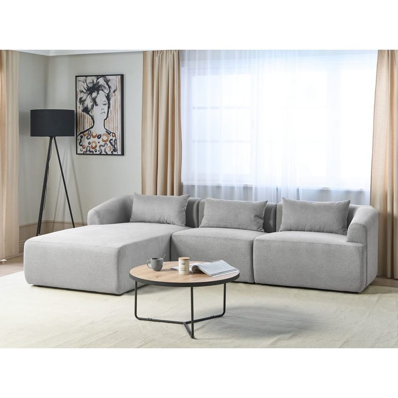 3-seters sofa Svansele - Lysegrå/Høyrevendt - Møbler - Sofaer - Hjørnesofaer