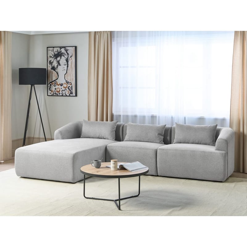 3-seters sofa Svansele - Lysegrå/Høyrevendt - Møbler - Sofaer - Hjørnesofaer