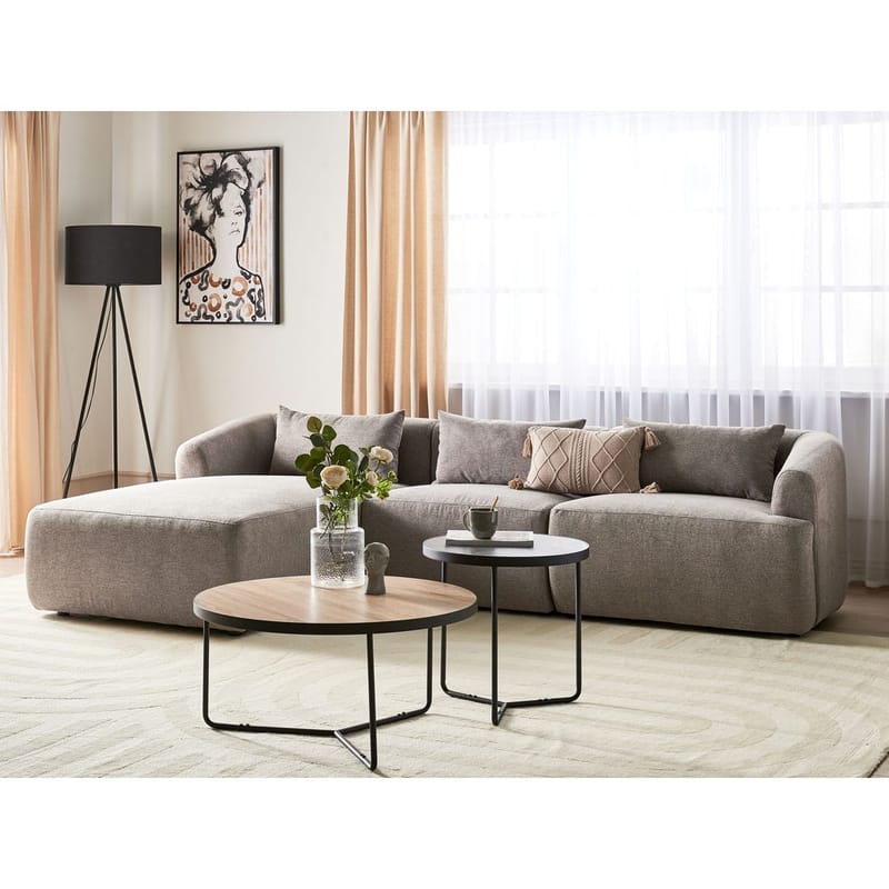 3-seters sofa Svansele - Taupe/Høyrevendt - Møbler - Sofaer - Hjørnesofaer