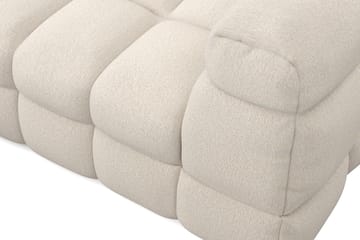 4-seters Sofa Elise med Sjeselong Venstre - Beige - Møbler - Sofaer - Sofaer med sjeselong - 4 seters sofa med divan