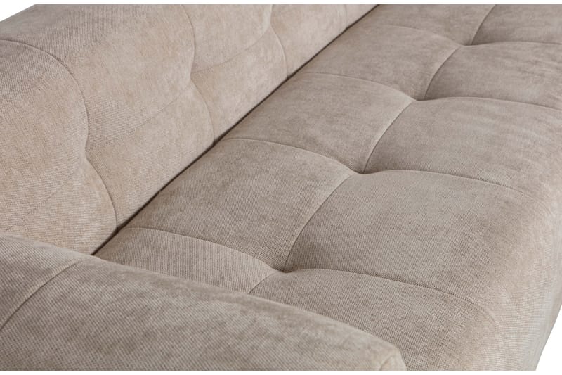 4-seters sofa Oryol Høyre - Sand - 4 seters sofa med divan - Sofaer med sjeselong