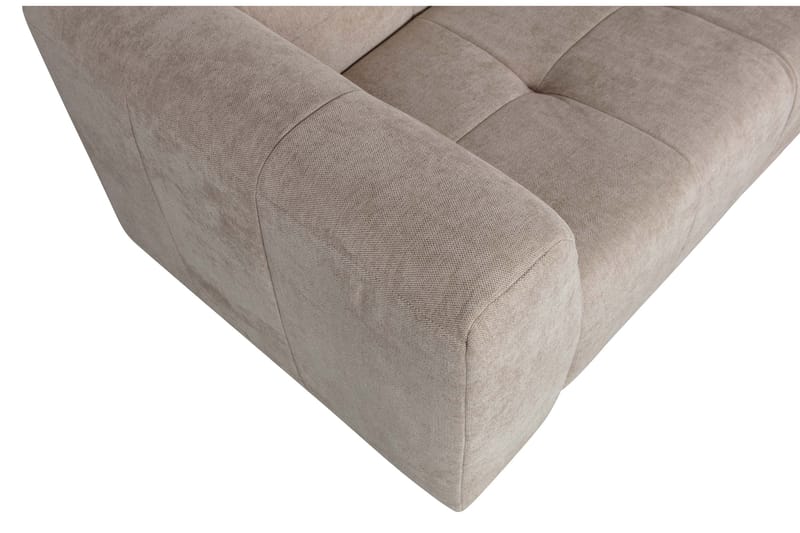 4-seters sofa Oryol Høyre - Sand - 4 seters sofa med divan - Sofaer med sjeselong