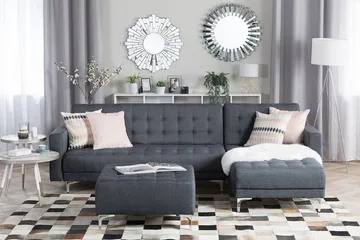 Aberdeen Hjørnesofa 267 cm - Grå - Møbler - Sofaer - Sofaer med sjeselong - 4 seters sofa med divan