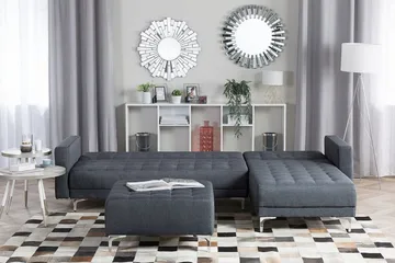 Aberdeen Hjørnesofa 267 cm - Grå - Møbler - Sofaer - Sofaer med sjeselong - 4 seters sofa med divan