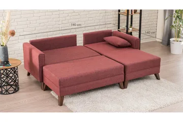 Antigua Sovesofa Høyre - Møbler - Sofaer - Sofaer med sjeselong - 4 seters sofa med divan