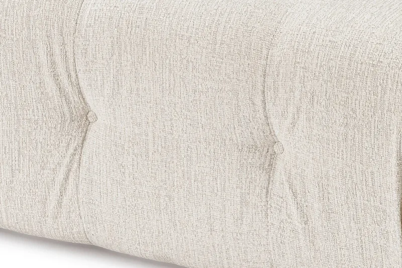 Belgin Boblet Divansofa 3-seters 315 cm bred - Lys / Beige - Møbler - Sofaer - Modulsofaer - Komplett modulsofa