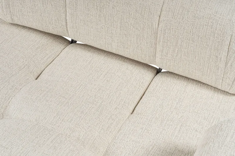 Belgin Boblet Divansofa 3-seters 315 cm bred - Lys / Beige - Møbler - Sofaer - Modulsofaer - Komplett modulsofa