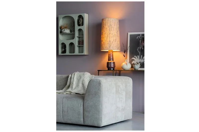 Byxelkroken 4-seters Sofa Venstre - Sand - Møbler - Sofaer - Sofaer med sjeselong - 4 seters sofa med divan