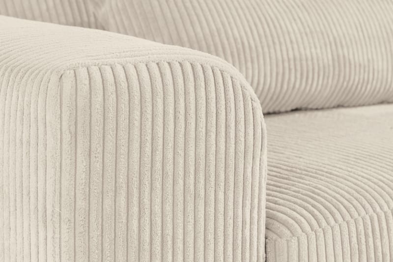 Copenhagen 4-seters Høyrevendt L-formet Divansofa i Manchester - Beige - Møbler - Sofaer - Sofaer med sjeselong - 4 seters sofa med divan
