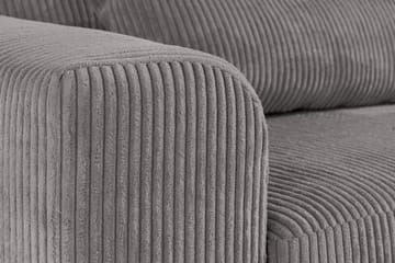 Copenhagen 4-seters Høyrevendt L-formet Divansofa i Manchester - Mørk grå - Møbler - Sofaer - Sofaer med sjeselong - 4 seters sofa med divan