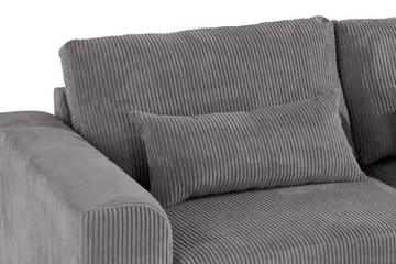 Copenhagen 4-seters Høyrevendt L-formet Divansofa i Manchester - Mørk grå - Møbler - Sofaer - Sofaer med sjeselong - 4 seters sofa med divan