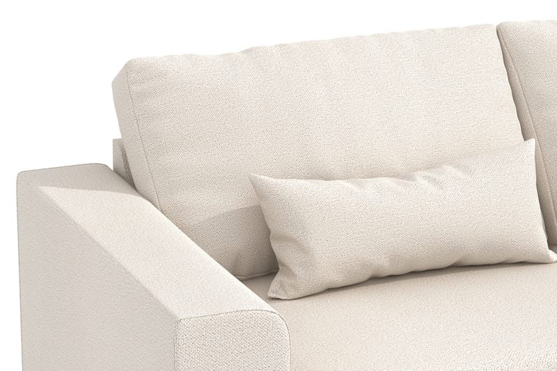 Copenhagen 4-seters Høyrevendt L-formet Divansofa i Stoff - Beige - Møbler - Sofaer - Sofaer med sjeselong - 4 seters sofa med divan