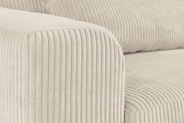 Copenhagen 4-seters Høyrevendt L-formet Dyp Divansofa i Manchester - Beige - Møbler - Sofaer - Sofaer med sjeselong - 4 seters sofa med divan