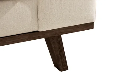 Copenhagen 4-seters Venstrevendt L-formet Divansofa i Fløyel - Beige - Møbler - Sofaer - Sofaer med sjeselong - 4 seters sofa med divan