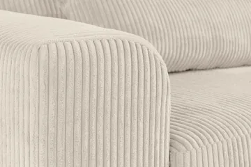 Copenhagen 4-seters Venstrevendt L-formet Divansofa i Manchester - Beige - Møbler - Sofaer - Sofaer med sjeselong - 4 seters sofa med divan