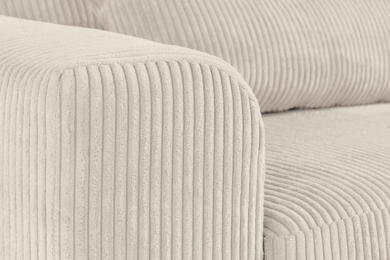 Copenhagen 4-seters Venstrevendt L-formet Divansofa i Manchester - Beige - Møbler - Sofaer - Sofaer med sjeselong - 4 seters sofa med divan