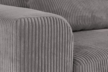 Copenhagen 4-seters Venstrevendt L-formet Divansofa i Manchester - Mørk grå - Møbler - Sofaer - Sofaer med sjeselong - 4 seters sofa med divan