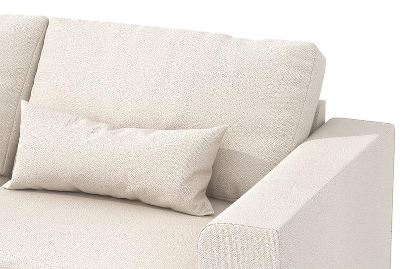 Copenhagen 4-seters Venstrevendt L-formet Divansofa i Stoff - Beige - Møbler - Sofaer - Sofaer med sjeselong - 4 seters sofa med divan