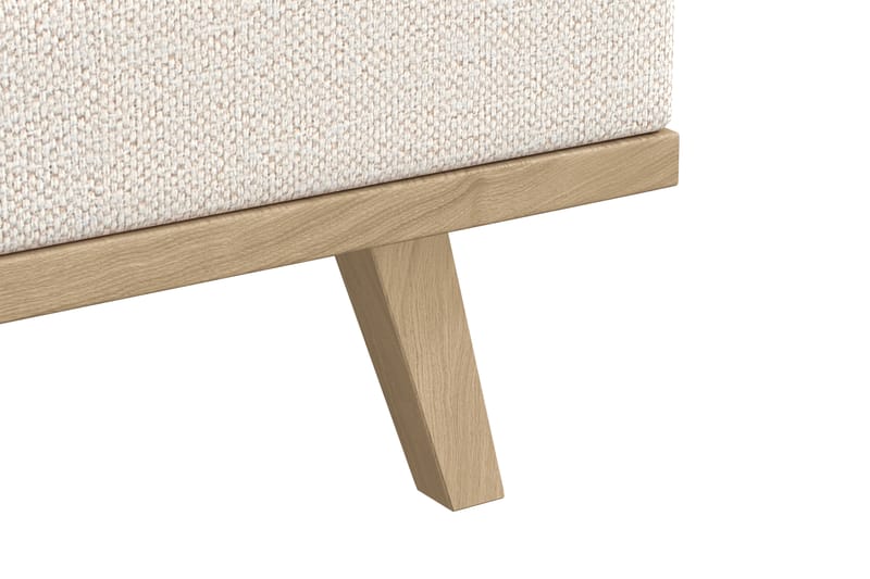 Copenhagen 4-seters Venstrevendt L-formet Divansofa i Stoff - Beige - Møbler - Sofaer - Sofaer med sjeselong - 4 seters sofa med divan