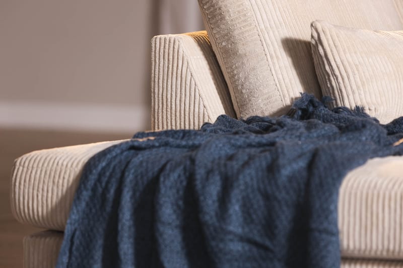 Copenhagen 4-seters Venstrevendt L-formet Sjeselongsofa i Manchester - Beige - Møbler - Sofaer - Sofaer med sjeselong - 4 seters sofa med divan