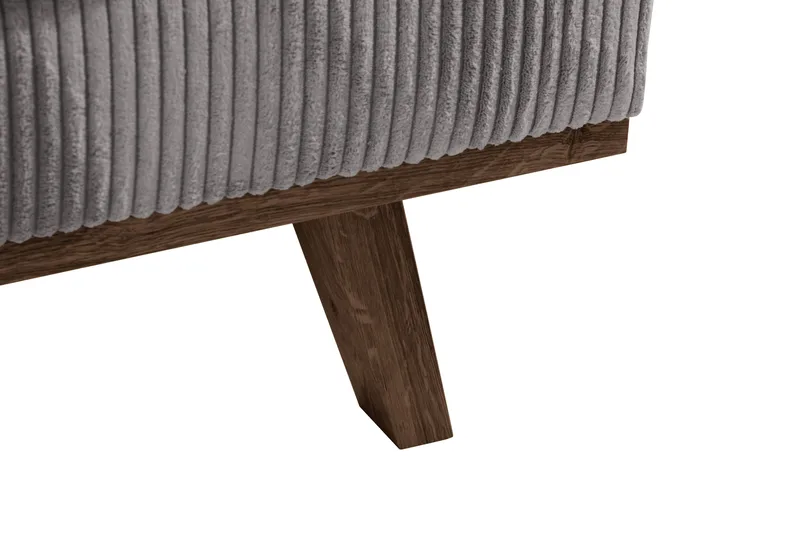 Copenhagen 4-seters Venstrevendt L-formet Sjeselongsofa i Manchester - Mørk grå - Møbler - Sofaer - Sofaer med sjeselong - 4 seters sofa med divan