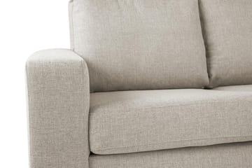 Crazy 4-seters Høyrevendt U-formet Large Sofa med Divan og Sjeselong i Stoff - Beige - Møbler - Sofaer - Sofaer med sjeselong - 4 seters sofa med divan