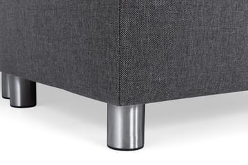 Crazy 4-seters Høyrevendt U-formet Large Sofa med Divan og Sjeselong i Stoff - Mørk grå - Møbler - Sofaer - Sofaer med sjeselong - 4 seters sofa med divan