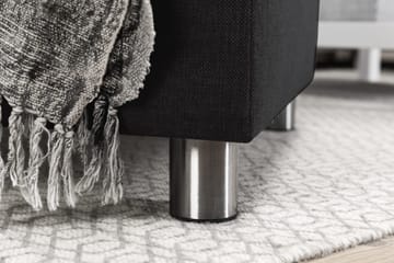 Crazy 4-seters Vendbar L-formet Sjeselongsofa i Stoff - Antrasitt - Møbler - Sofaer - Sofaer med sjeselong - 4 seters sofa med divan