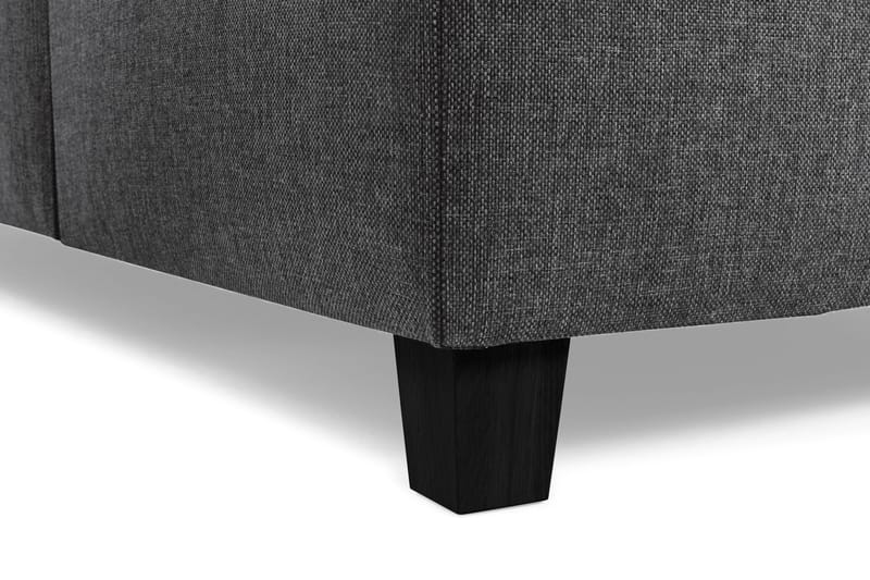 Crazy 4-seters Vendbar L-formet Sjeselongsofa i Stoff - Antrasitt - Møbler - Sofaer - Sofaer med sjeselong - 4 seters sofa med divan