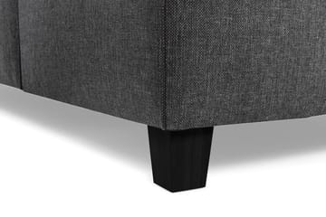 Crazy 4-seters Vendbar L-formet Sjeselongsofa i Stoff - Antrasitt - Møbler - Sofaer - Sofaer med sjeselong - 4 seters sofa med divan