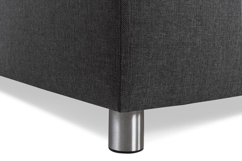 Crazy 4-seters Vendbar L-formet Sjeselongsofa i Stoff - Antrasitt - Møbler - Sofaer - Sofaer med sjeselong - 4 seters sofa med divan