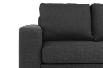 Crazy 4-seters Vendbar L-formet Sjeselongsofa i Stoff - Antrasitt - Møbler - Sofaer - Sofaer med sjeselong - 4 seters sofa med divan