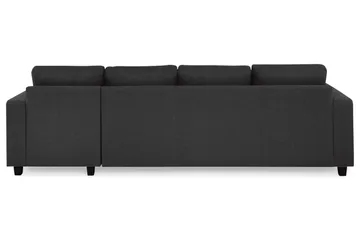 Crazy 4-seters Vendbar L-formet Sjeselongsofa i Stoff - Antrasitt - Møbler - Sofaer - Sofaer med sjeselong - 4 seters sofa med divan