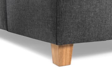 Crazy 4-seters Vendbar L-formet Sjeselongsofa i Stoff - Antrasitt - Møbler - Sofaer - Sofaer med sjeselong - 4 seters sofa med divan