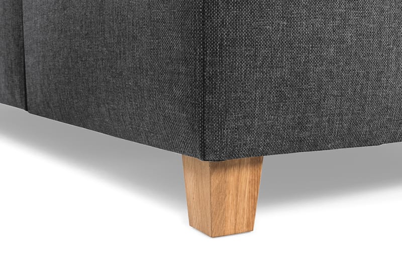 Crazy 4-seters Vendbar L-formet Sjeselongsofa i Stoff - Antrasitt - Møbler - Sofaer - Sofaer med sjeselong - 4 seters sofa med divan