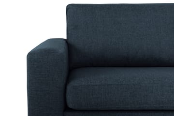 Crazy 4-seters Vendbar L-formet Sjeselongsofa i Stoff - Blå - Møbler - Sofaer - Sofaer med sjeselong - 4 seters sofa med divan