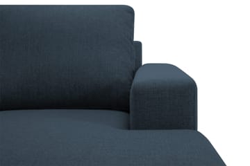 Crazy 4-seters Vendbar L-formet Sjeselongsofa i Stoff - Blå - Møbler - Sofaer - Sofaer med sjeselong - 4 seters sofa med divan